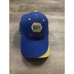 NAPA Racing Blue with Yellow Trim Ball Cap/Hat Adjustable One Size Fits Most